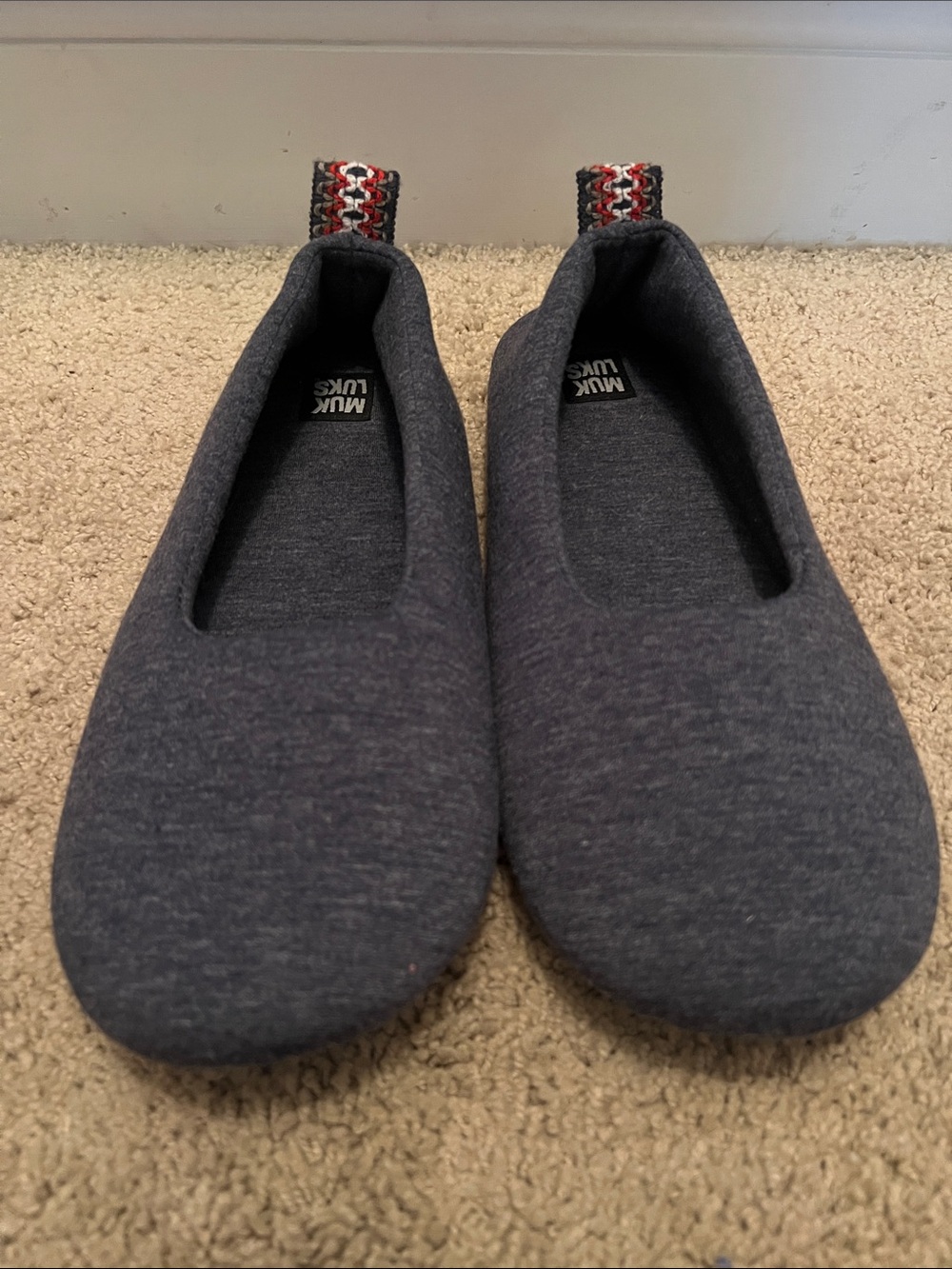 Muk Luks Women’s Travel Ballerina Slipper Navy